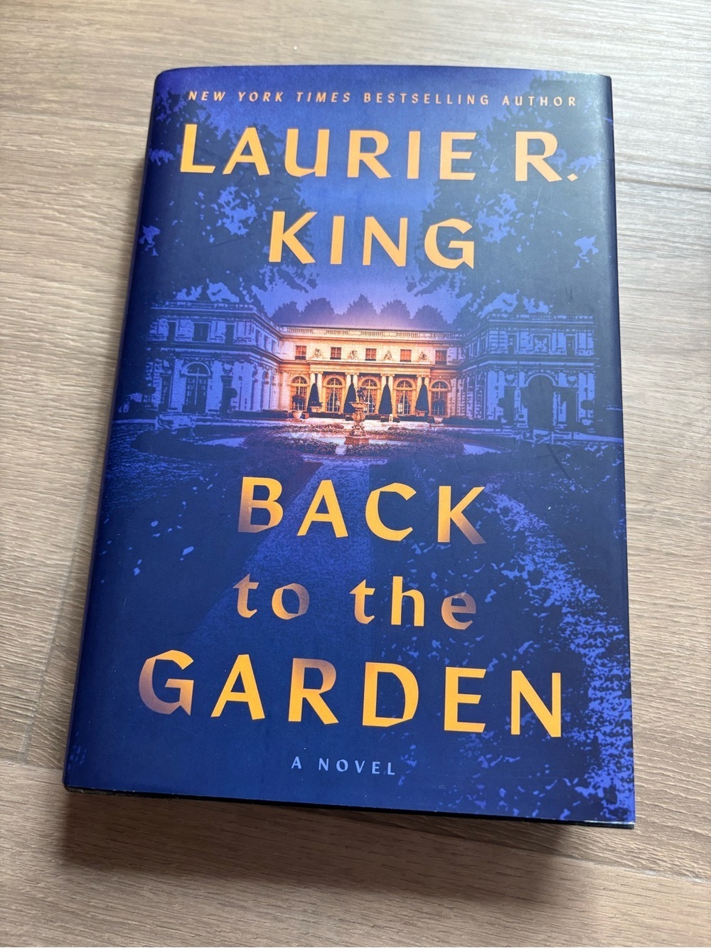 Laurie R. King "Back to the Garden" Hardcover Novel